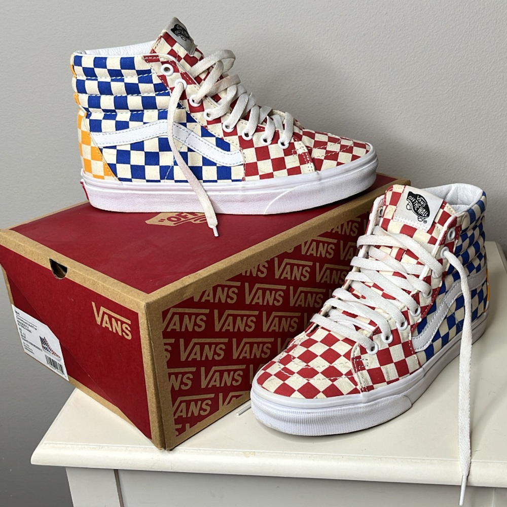 Checkerboard Vans (Hightop)